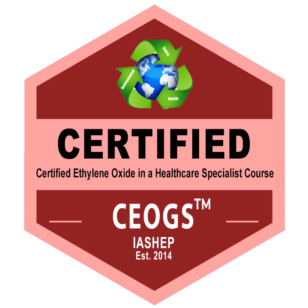 Certified Ethylene Oxide in a Healthcare Specialist Course (CEOGS) badge